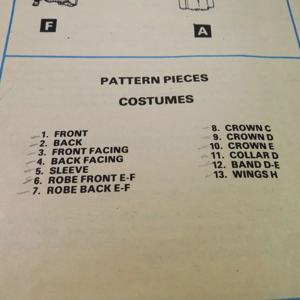 McCalls 7732 Sewing Pattern MED 36 - 38 Nativity Costumes